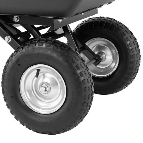 Wózek wywrotka ogrodowa transportowa uchylna do 550 kg poj. 150 l Wózek wywrotka ogrodowa transportowa uchylna do 550 kg poj. 150 l