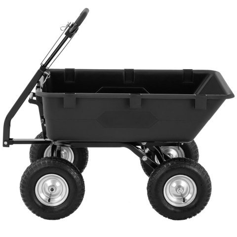 Wózek wywrotka ogrodowa transportowa uchylna do 550 kg poj. 150 l Wózek wywrotka ogrodowa transportowa uchylna do 550 kg poj. 150 l