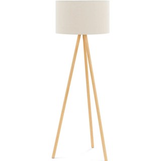 Lampa stojąca podłogowa klosz z tkaniny E27 148 cm