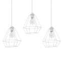 Lampa wisząca ALMA WHITE 3xE27