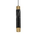 Lampa wisząca MARBLE BLACK/GOLD 1xGU10