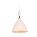 Lampa wisząca OTTO WHITE/GOLD 1xE27