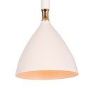 Lampa wisząca OTTO WHITE/GOLD 1xE27