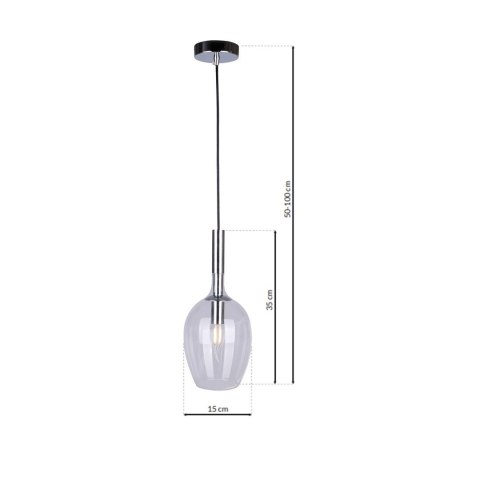 Lampa wisząca TANGO CLEAR 1xE14