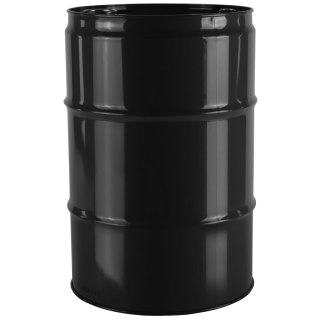 Beczka stalowa metalowa TH 60L korki 2 i 3/4 - CZARNA