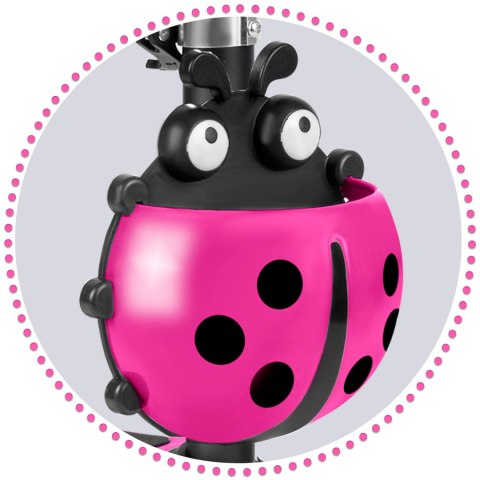 Hulajnoga trójkołowa Ricokids Buggy - różowa Hulajnoga trójkołowa Ricokids Buggy - różowa