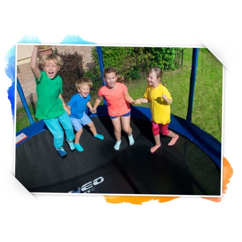 Trampolina ogrodowa 15ft/465cm z siatką zewnętrzną i drabinką Neo-Sport Trampolina ogrodowa 15ft/465cm z siatką zewnętrzną i drabinką Neo-Sport