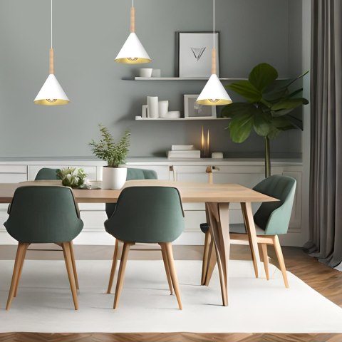 Lampa wisząca Peru Biały 3xE27