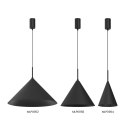 Lampa wisząca CAPITAL BLACK Ø17cm 1xGX53