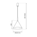 Lampa wisząca CAPITAL GREEN Ø32cm 1xGX53