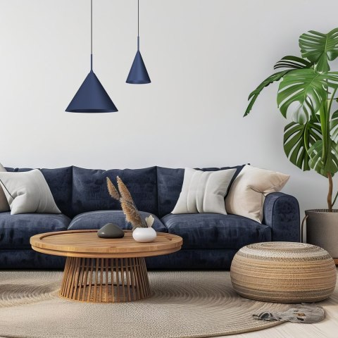 Lampa wisząca CAPITAL NAVY BLUE Ø32cm 1xGX53