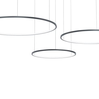 Lampa wisząca Saturno Czarny 100W LED