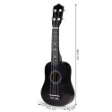 Gitara ukulele dla dzieci drewniana 4 struny nylonowe ECOTOYS