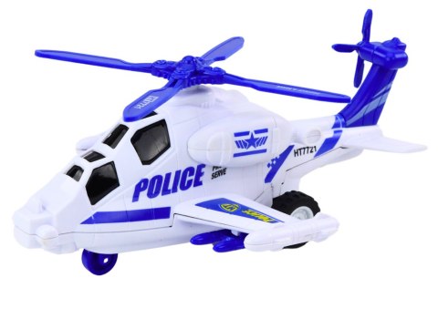 Helikopter Policyjny Biały lub Czarny Napęd Frykcyjny Światło i Dźwięk Helikopter Policyjny Biały lub Czarny Napęd Frykcyjny Światło i Dźwięk