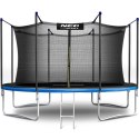 Trampolina ogrodowa 14ft/435cm z siatką wewnętrzną i drabinką Neo-Sport