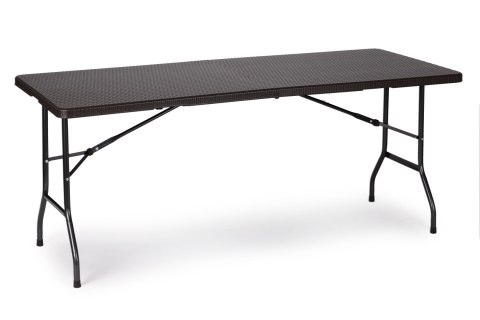 Stół cateringowy bankietowy ogrodowy składany 180cm ratan ModernHome Stół cateringowy bankietowy ogrodowy składany 180cm ratan ModernHome