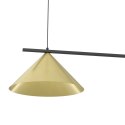 Lampa wisząca CAPITAL CZARNO-ZŁOTY 2XGX53