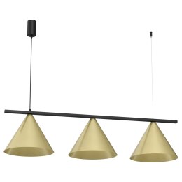 Lampa wisząca CAPITAL CZARNY-ZŁOTY 3XGX53