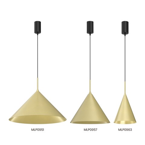 Lampa wisząca CAPITAL GOLD Ø17cm 1xGX53