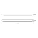 Listwa LED Batten 27W 90cm 4000K - Czarny