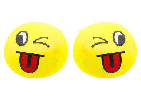 Miękka Piłeczka Piłka Buźka Emoji Żółta 9cm