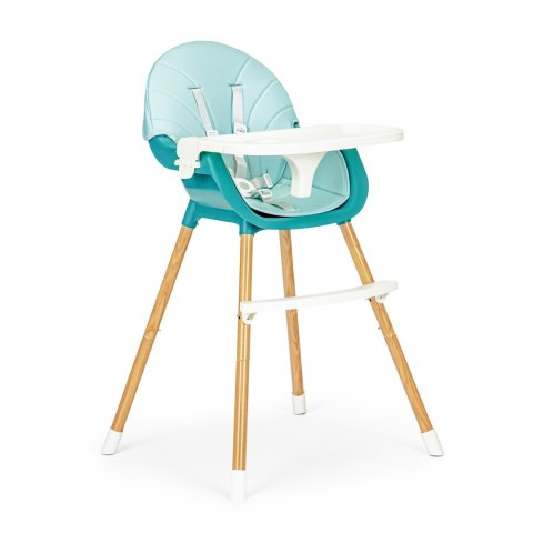 Fotelik krzesełko do karmienia 2w1 niebieskie ECOTOYS Fotelik krzesełko do karmienia 2w1 niebieskie ECOTOYS