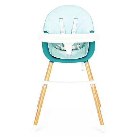 Fotelik krzesełko do karmienia 2w1 niebieskie ECOTOYS Fotelik krzesełko do karmienia 2w1 niebieskie ECOTOYS