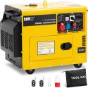 Agregat prądotwórczy generator prądu Diesel 16 l 240/400 V 5000 W AVR