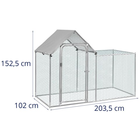 Kojec klatka zagroda wybieg dla królika zwierząt 203.5 x 102 x 152.5 cm Kojec klatka zagroda wybieg dla królika zwierząt 203.5 x 102 x 152.5 cm