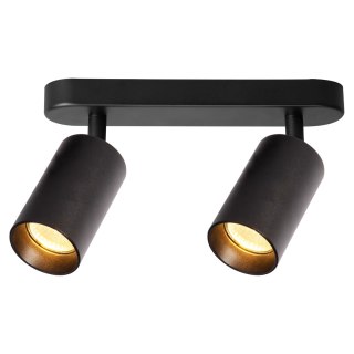Spotlight Pipe Czarny 2xGU10 Czarny