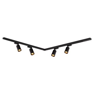 Zestaw Track Light Pipe 4xGU10 1,5m Czarny