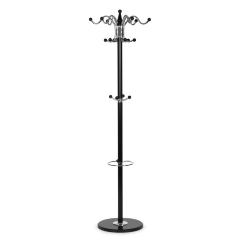 Wieszak na ubrania stojący 16 haczyków metal 172 cm ModernHome Wieszak na ubrania stojący 16 haczyków metal 172 cm ModernHome