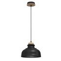 Lampa wisząca ASMUND BLACK 1xE27 20cm