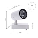 Lampa Sufitowa TRACK LIGHT 7W LED White 3000K