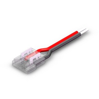 Złączka Zatrzaskowa SMD/COB Typ: Prosty 2Pin 8mm 4A + kabel 15cm