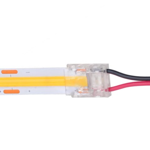 Złączka Zatrzaskowa SMD/COB Typ: Prosty 2Pin 8mm 4A + kabel 15cm Złączka Zatrzaskowa SMD/COB Typ: Prosty 2Pin 8mm 4A + kabel 15cm