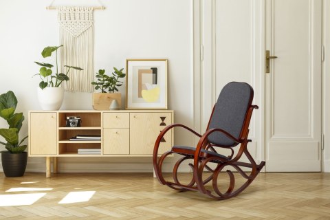 Fotel bujany na płozach bujak na biegunach ModernHome Fotel bujany na płozach bujak na biegunach ModernHome