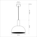 Lampa wisząca VISBY BLACK 1xE27