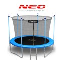 Trampolina ogrodowa 10ft/312cm z siatką wewnętrzną i drabinką Neo-Sport