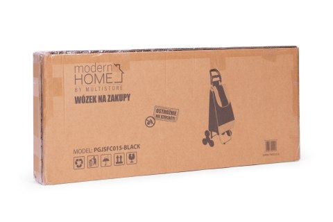 Wózek na zakupy torba 25 litrów na 6 kółkach metalowy stelaż ModernHome Wózek na zakupy torba 25 litrów na 6 kółkach metalowy stelaż ModernHome