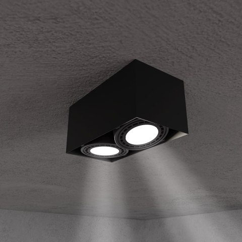 Oprawa Natynkowa Plaza 2xGU10 AR111 Czarny