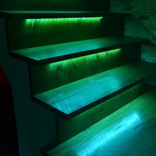 TAŚMA 60 LED 24W. Barwa Zielony. IP65. (5 metrów)