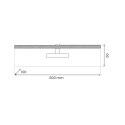 Kinkiet PRADO Satin Gold 11W LED 3000K