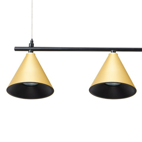 Lampa Wisząca Cone Złoty 4xGU10