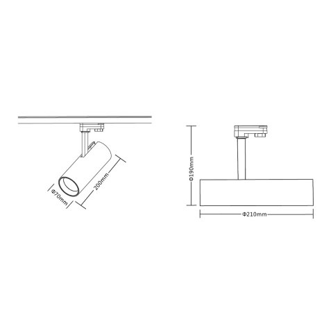 Reflektor Sumba 35W 2700/4000K Biały 3 Obwodowy
