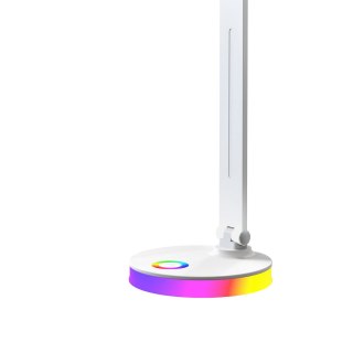 Lampka biurkowa Bruno Biały 5W LED RGB