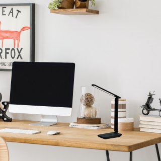 Lampka biurkowa Post Czarny 5W LED