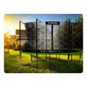 Trampolina ogrodowa 13ft/404cm z siatką wewnętrzną i drabinką zielona Neo-Sport