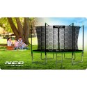 Trampolina ogrodowa 13ft/404cm z siatką wewnętrzną i drabinką zielona Neo-Sport