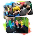 Trampolina ogrodowa 15ft/465cm z siatką wewnętrzną i drabinką niebieska Neo-Sport